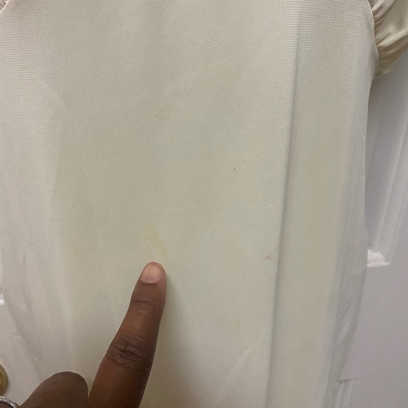 Evette Lingerie Vtg. Chiffon SATIN Lace Adjustable Strap Gown Slip Dress. - Picture 7 of 10